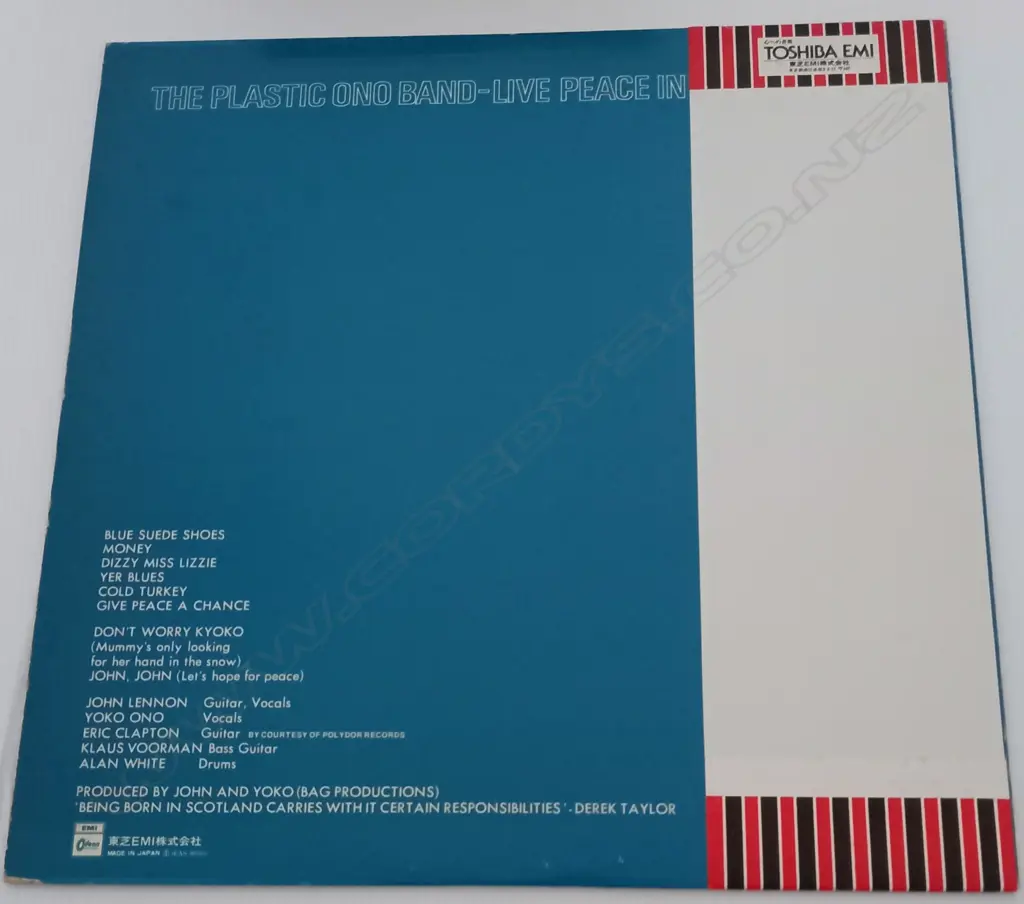 The Plastic Ono Band, Live Peace In Toronto 1969 Image 1++